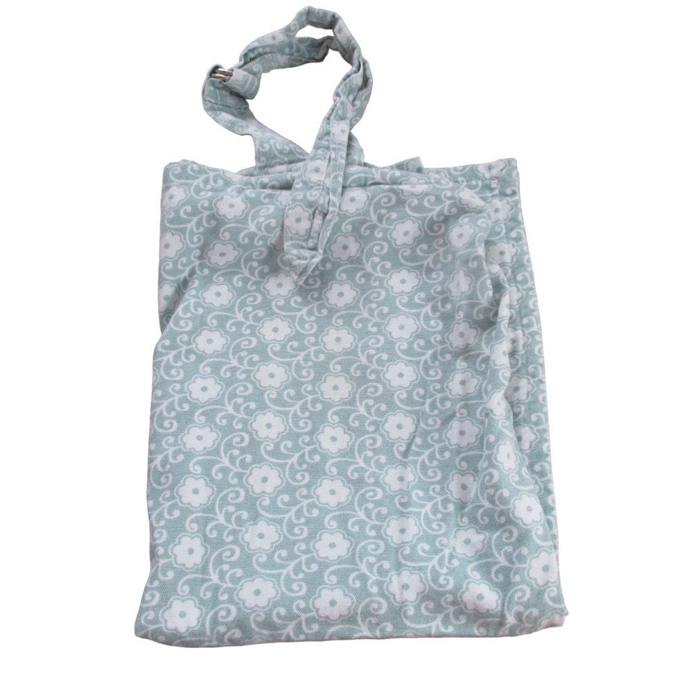 Nursing Breastfeeding Cover Size 38"‎ x 26" Green White Floral Adjustable Infant